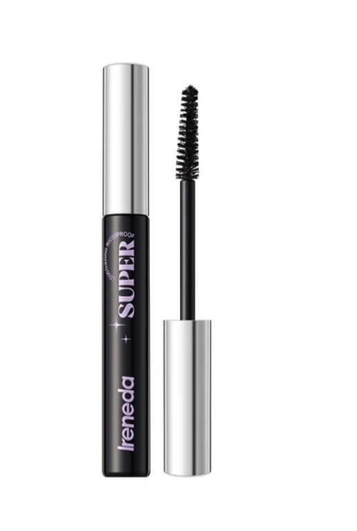 A beauty product named as Ireneda waterproof mascara tube with open wand